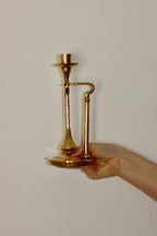 Swedish Brass Candleholder by Scandia circa 1970
