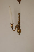 Pair of Vintage Brass Sconces