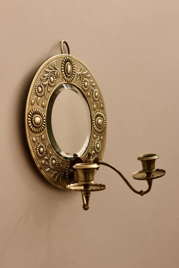 Antique Aesthetic Movement Brass Sconces C1880