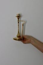 Swedish Brass Candleholder by Scandia circa 1970