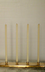 Mid-Century Swedish Brass Candelabra by Pierre Forsell for Skultuna