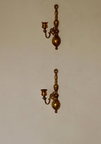 Pair of Vintage Brass Sconces