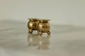 Pair of Mid-Century Swedish Brass Candle Holders by Skultuna