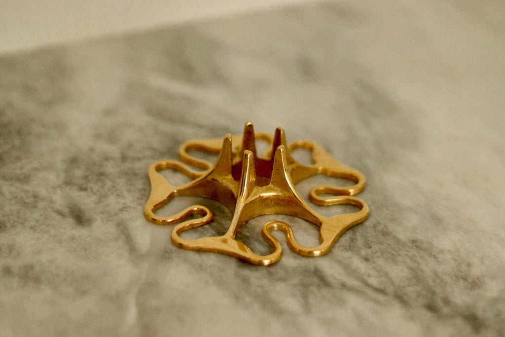 Vintage Swedish Candle Holder by Skultuna