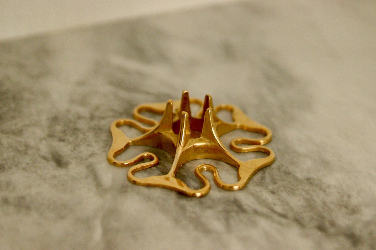 Vintage Swedish Candle Holder by Skultuna