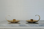 Pair of Swedish Mid-Century Candlestick Holder by Skutuna