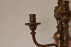 SINGLE Mid Century  Gustavian Style Brass Sconce