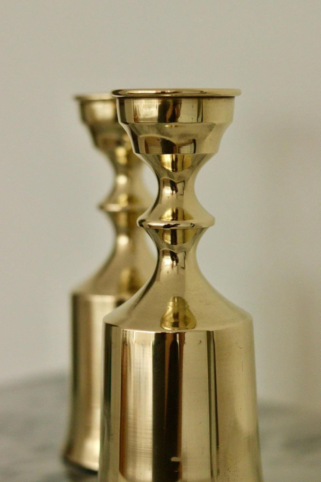 Dansk Copenhagen Brass Candle Holders