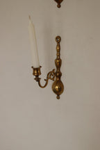 Pair of Vintage Brass Sconces