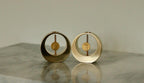 Pair of Swedish Brass Candle Holders by Arthur Pe Kolbäck