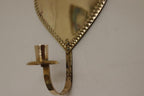 SINGLE Mid Century Swedish Brass Sconce