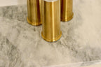 Original Trio of Mid-Century Brass Candle holders