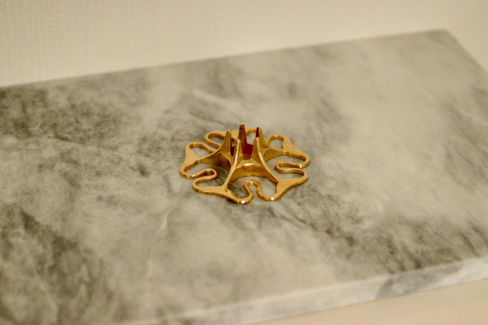Vintage Swedish Candle Holder by Skultuna