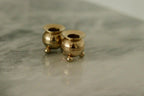 Pair of Mid-Century Swedish Brass Candle Holders by Skultuna
