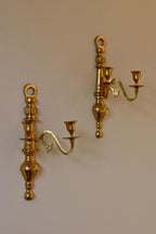 Pair of Vintage Brass Sconces