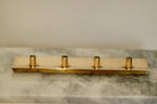 Mid-Century Swedish Brass Candelabra by Pierre Forsell for Skultuna