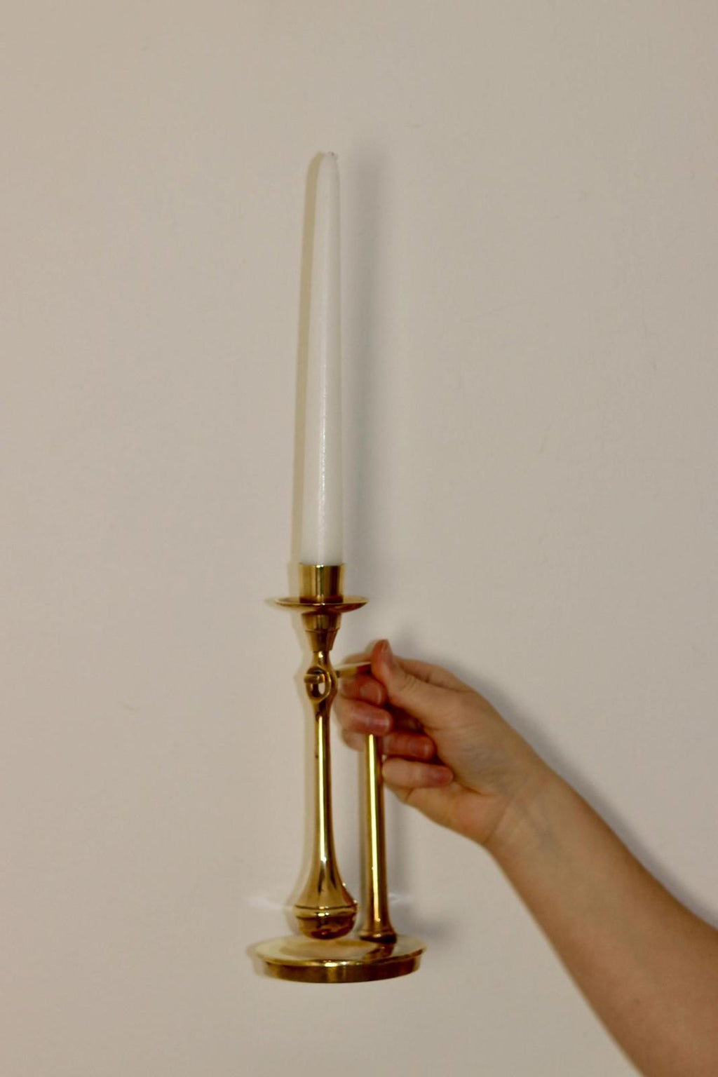 Swedish Brass Candleholder by Scandia circa 1970