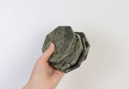 Angelo – Indian Green Octagonal Natural Marble Coasters - set of 4 patinatwine