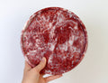 Gabriella – Pink Round Natural Marble Tray patinatwine