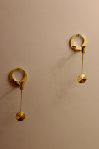Pair of Vintage Swedish Brass sconces By Arthur Pe, Kolbäck