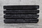 Madeji – Black Square Natural Marble Coasters - set of 4 patinatwine