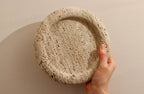 Cecilia – Travertine Round Tray  | W20cm H 2cm