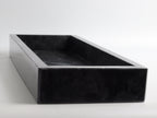 Salvatore – Black Rectangular Natural Marble Tray | L 30cm W 15cm H 5cm | 2.5kg approx. patinatwine