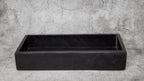 Salvatore – Black Rectangular Natural Marble Tray | L 30cm W 15cm H 5cm | 2.5kg approx. patinatwine