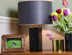 Salvatore – Natural Marble Lamp patinatwine