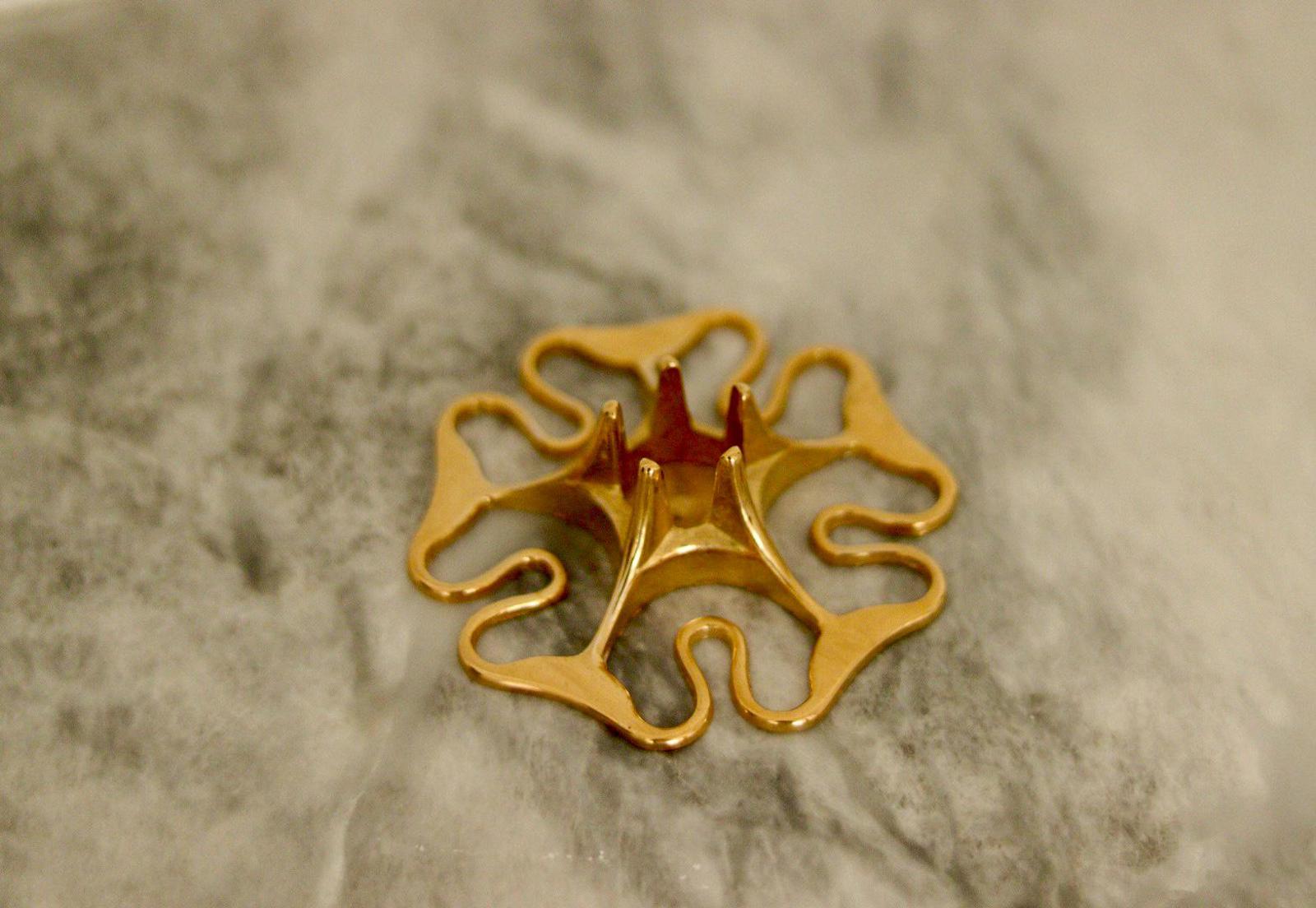 Vintage Swedish Candle Holder by Skultuna