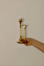 Swedish Brass Candleholder by Scandia circa 1970