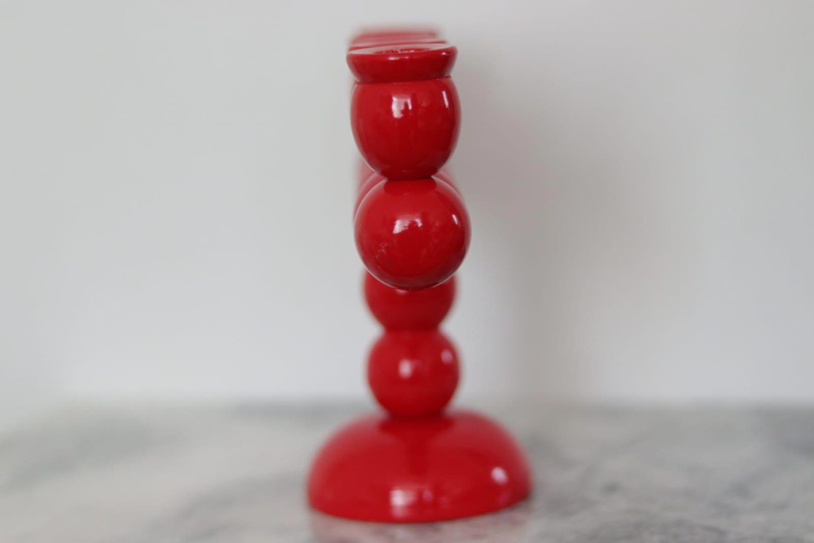 Four-Arm Swedish Bobbin Candelabra