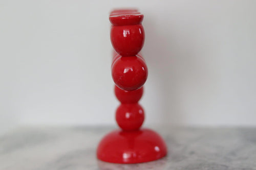 Four-Arm Swedish Bobbin Candelabra