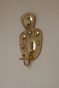 SINGLE Mid Century Swedish Brass Sconce
