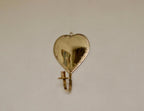 SINGLE Mid Century Swedish Brass Sconce