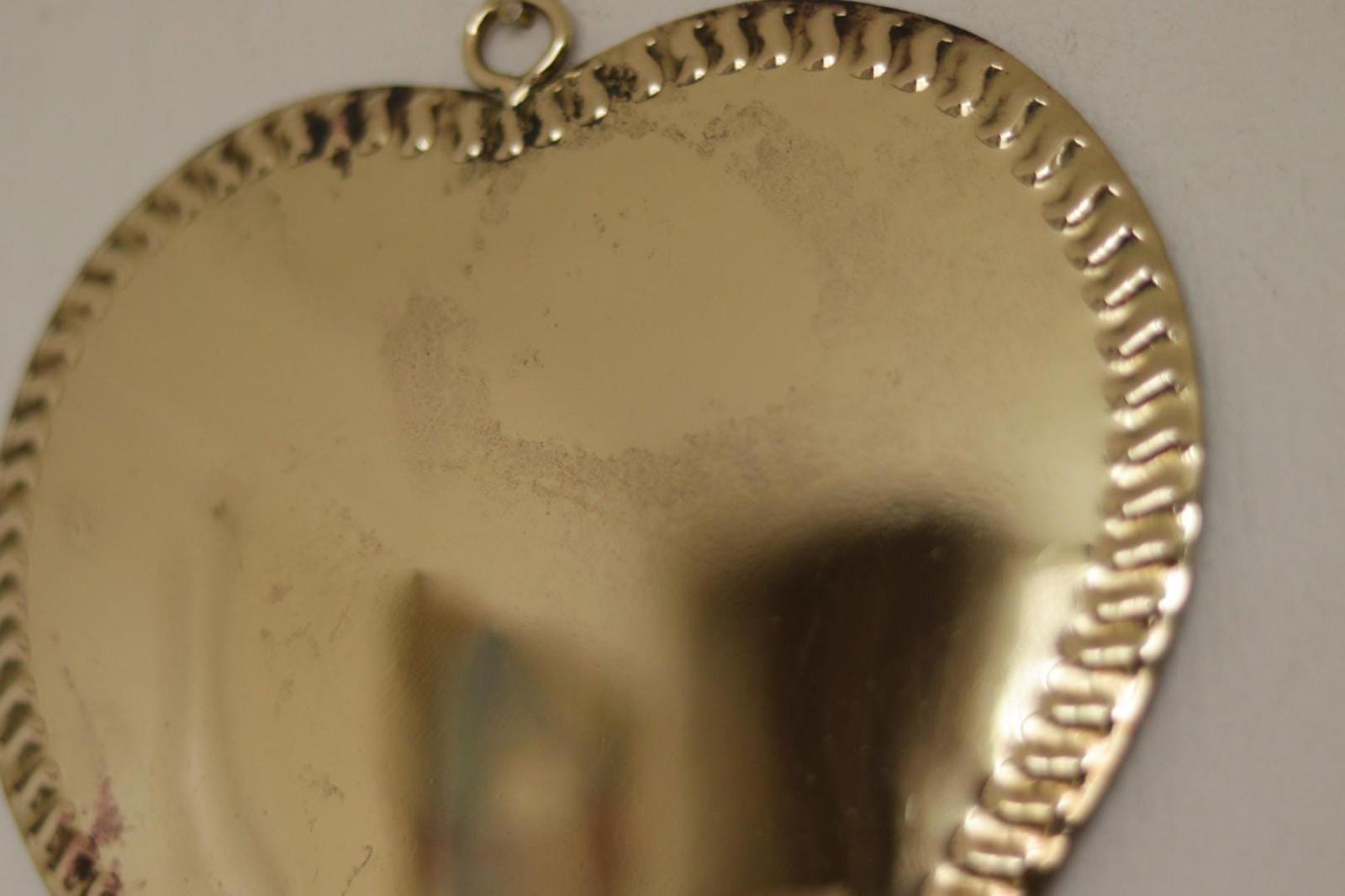 SINGLE Mid Century Swedish Brass Sconce