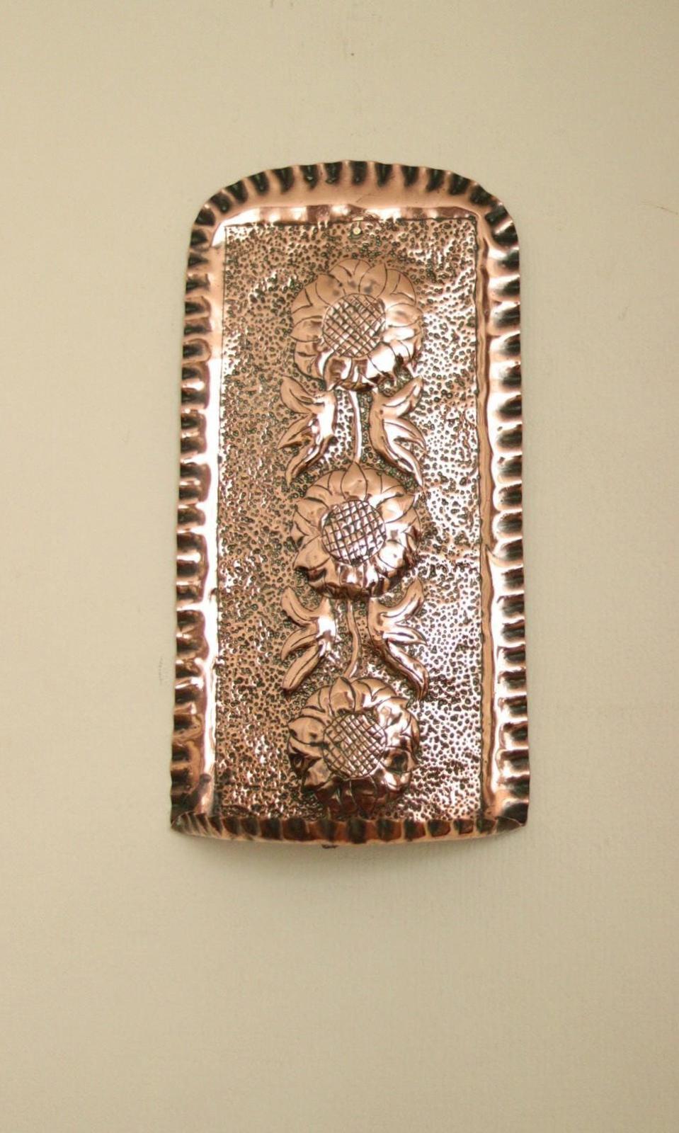 SINGLE Mid Century Swedish Copper Sconce