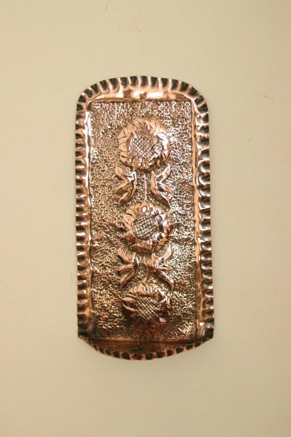 SINGLE Mid Century Swedish Copper Sconce