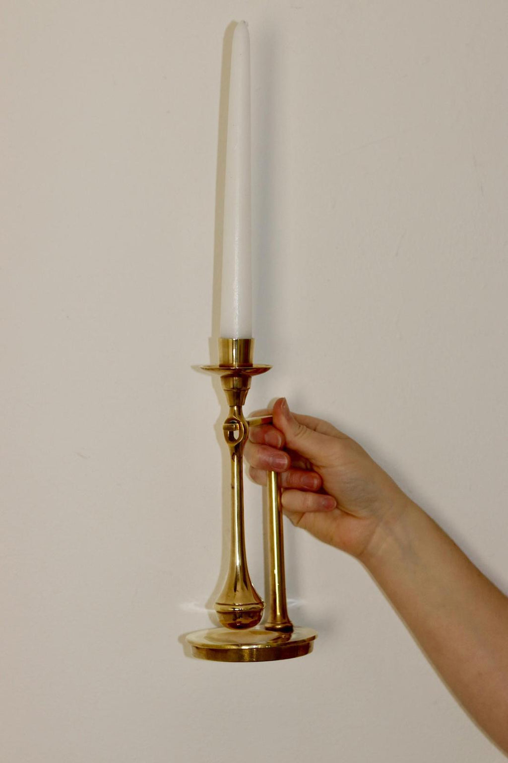 Swedish Brass Candleholder by Scandia circa 1970