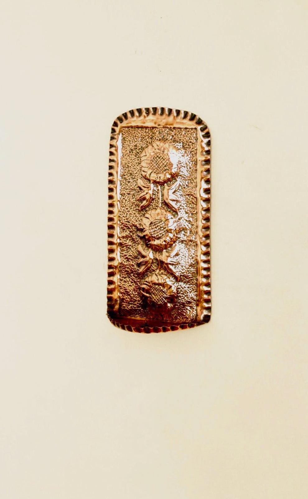 SINGLE Mid Century Swedish Copper Sconce