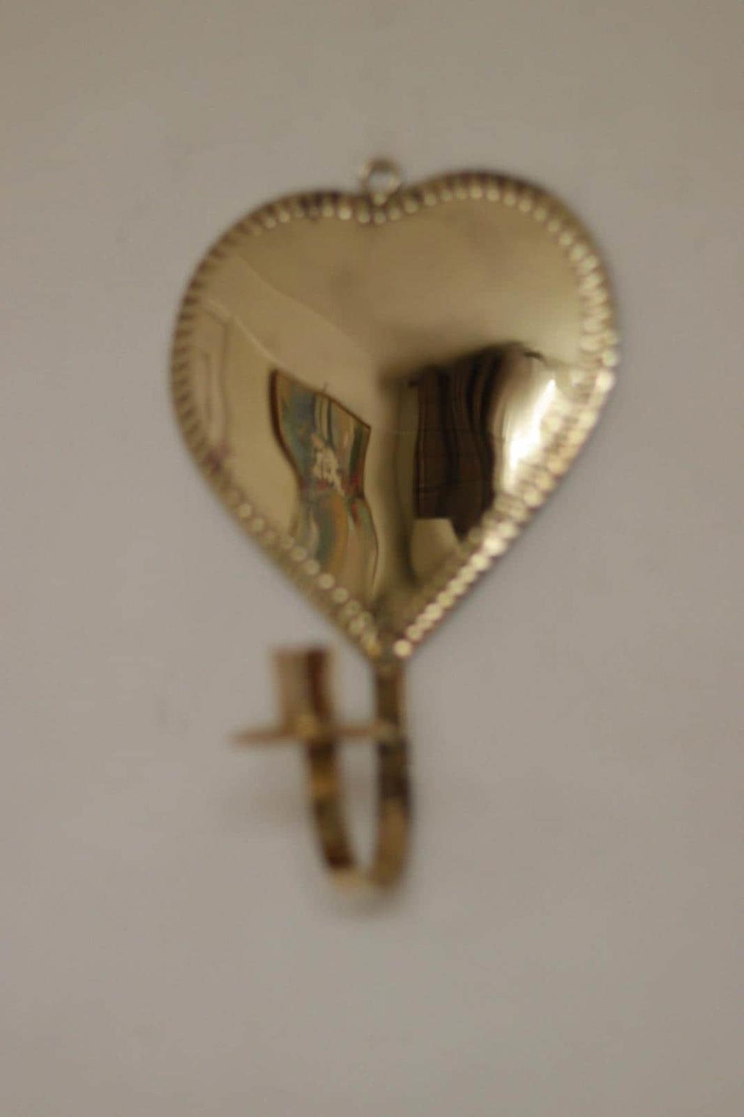 SINGLE Mid Century Swedish Brass Sconce