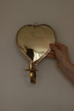 SINGLE Mid Century Swedish Brass Sconce