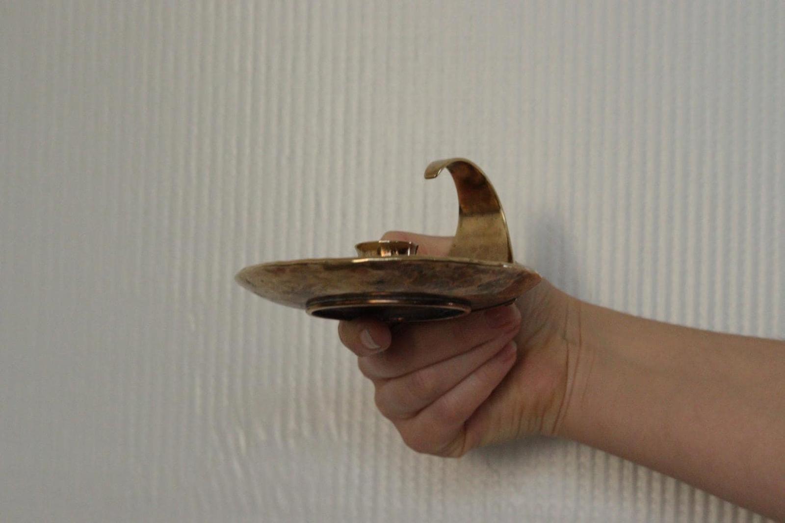 Pair of Swedish Mid-Century Candlestick Holder by Skutuna