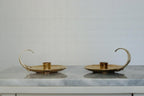 Pair of Swedish Mid-Century Candlestick Holder by Skutuna