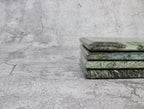 Set of 4 - Madeji Indian Green Square Marble Coasters