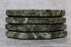 Set of 4 - Angelo Indian Green Chunky Octagonal Marble Coasters