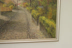 Original Canvas Oil Painting Besvärsgatan by Georg Hult Oskarshamn 46x 62 (approx 18x24 in)