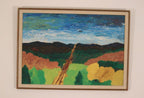 Original Swedish Oil on Panel – “Landscape” – Signed & Framed – 35 × 49 cm (13.8" × 19.3")
