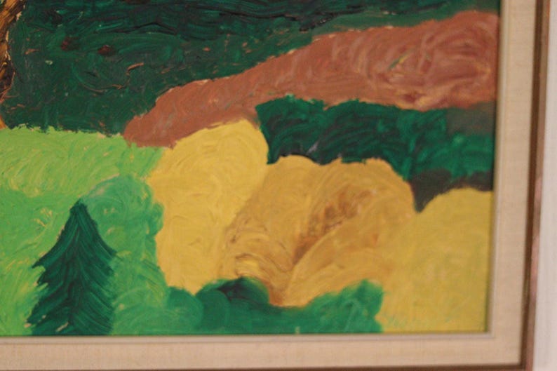 Original Swedish Oil on Panel – “Landscape” – Signed & Framed – 35 × 49 cm (13.8" × 19.3")