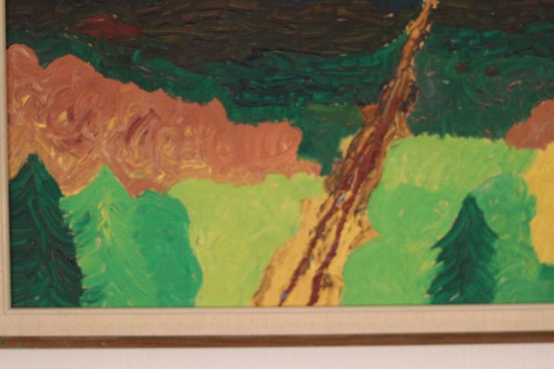 Original Swedish Oil on Panel – “Landscape” – Signed & Framed – 35 × 49 cm (13.8" × 19.3")